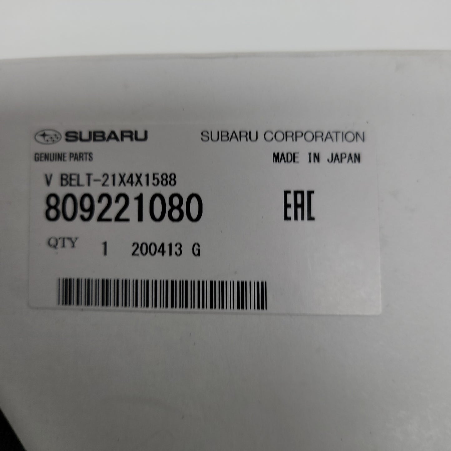 Genuine V Belt 809221080