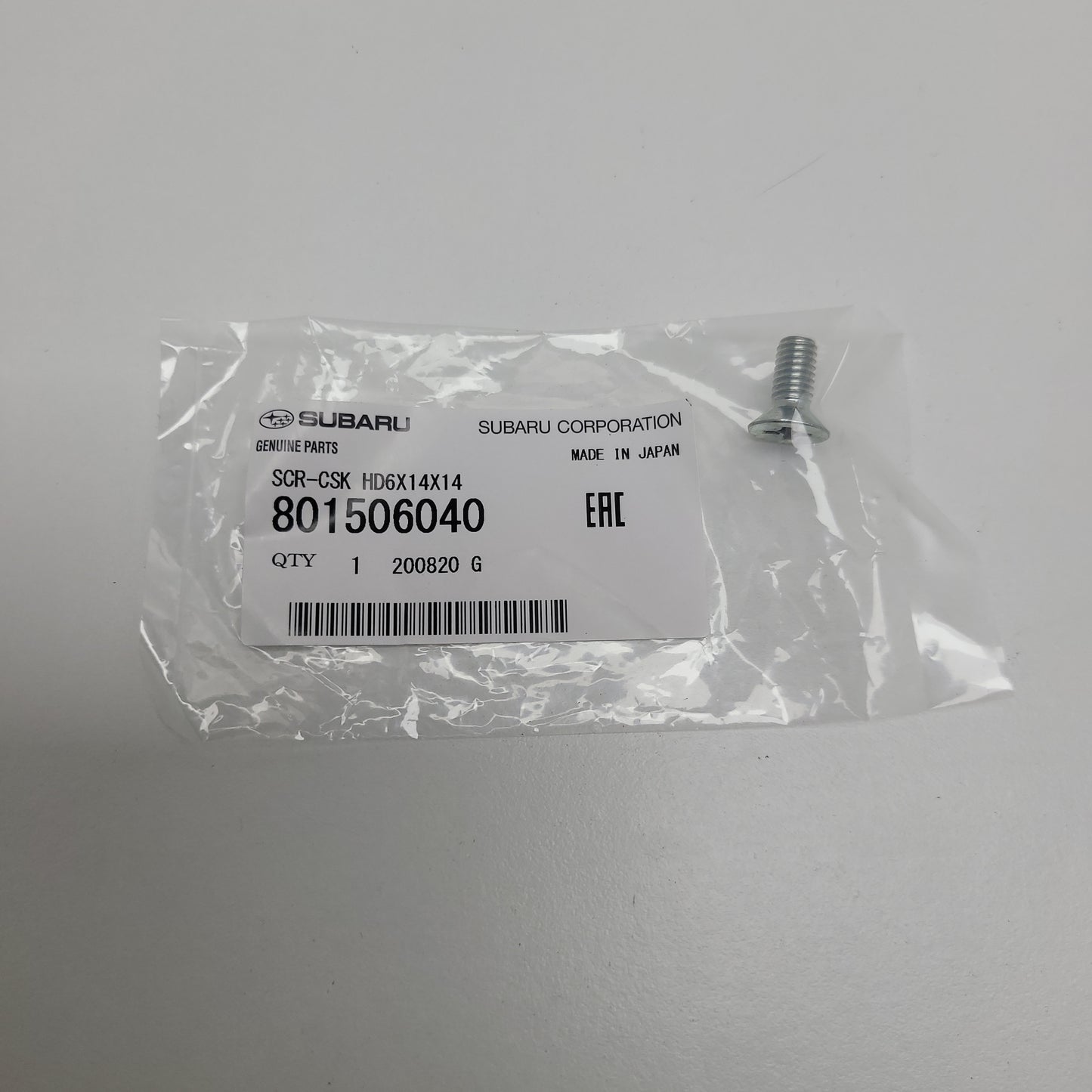 Genuine bolt 801506040