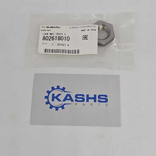 Genuine Subaru Lock Nut 802618010