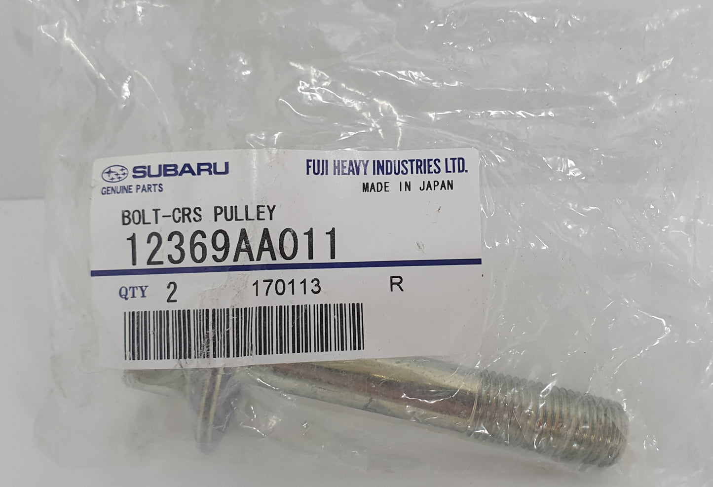 Genuine bolt CRS pulley 12369AA011